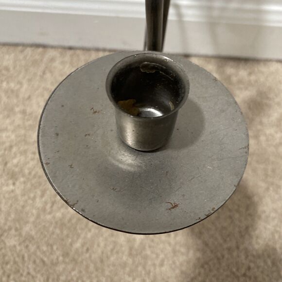 VTG 1980s 90s Postmodern Rebar Man Candle Holder running taper memphis wiggly - Picture 5 of 8